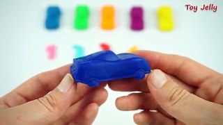 Learn Numbers with Modelling Clay Play Dough with cars Fun and Creative Toddler Learning V