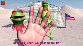 KERMIT THE FROG GO TO THE TOILET AND FART Finger Family | BEAT BOX | Nursery Rhymes In 3D