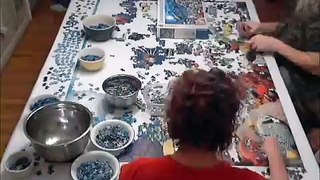 5,000 piece Ravensburger Puzzle Beneath the Sea Time Lapse