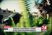 Roban 50 mil soles en departamento de San Borja