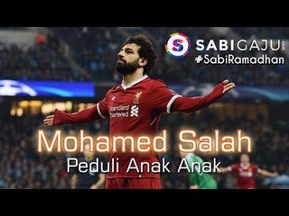 #SabiRamadhan: Mo Salah, Bintang Lapangan Hijau yang Peduli Anak-anak