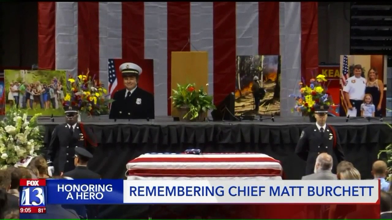 Thousands Pay Respects at Funeral for Utah Firefighter Killed While Battling California Fire