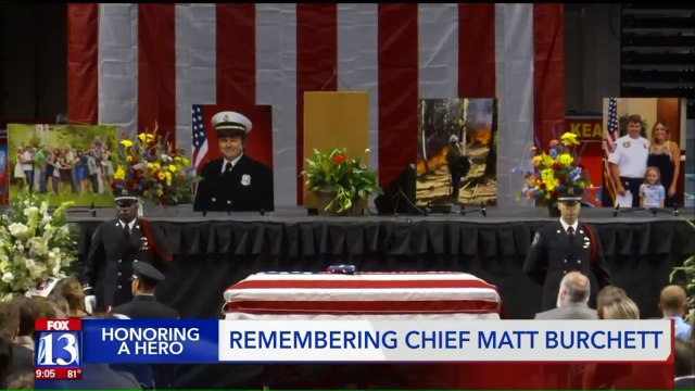 Thousands Pay Respects at Funeral for Utah Firefighter Killed While Battling California Fire