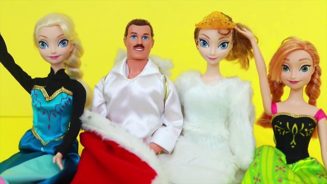 Frozen Parents Elsa & Annas Makeover for Barbie Dolls