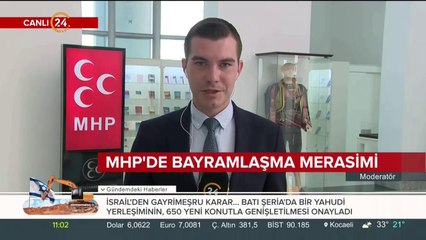 MHP'de bayramlaşma merasimi