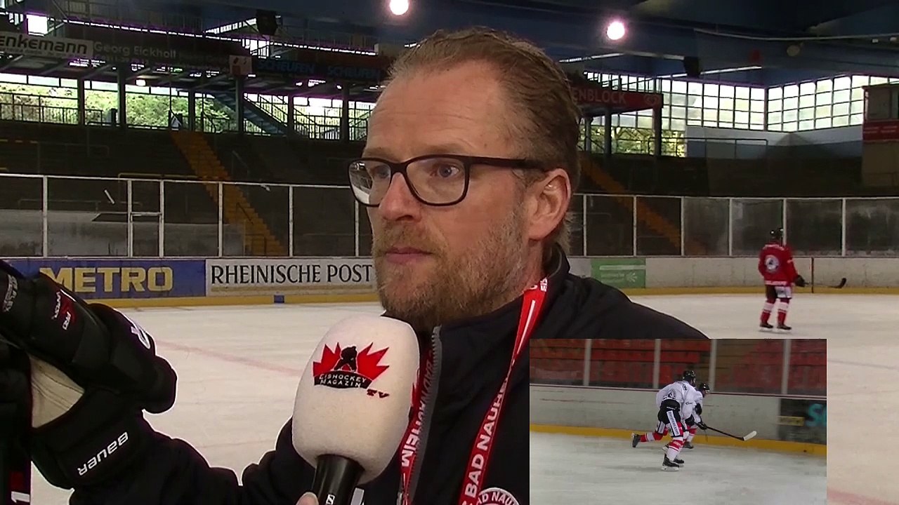 Saisonvorbereitung: der ec bad nauheim im düsseldorfer trainingslager