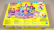 Play Doh Swirl & Scoop Ice Cream Playdoh Plus Sweet Shoppe Playdough