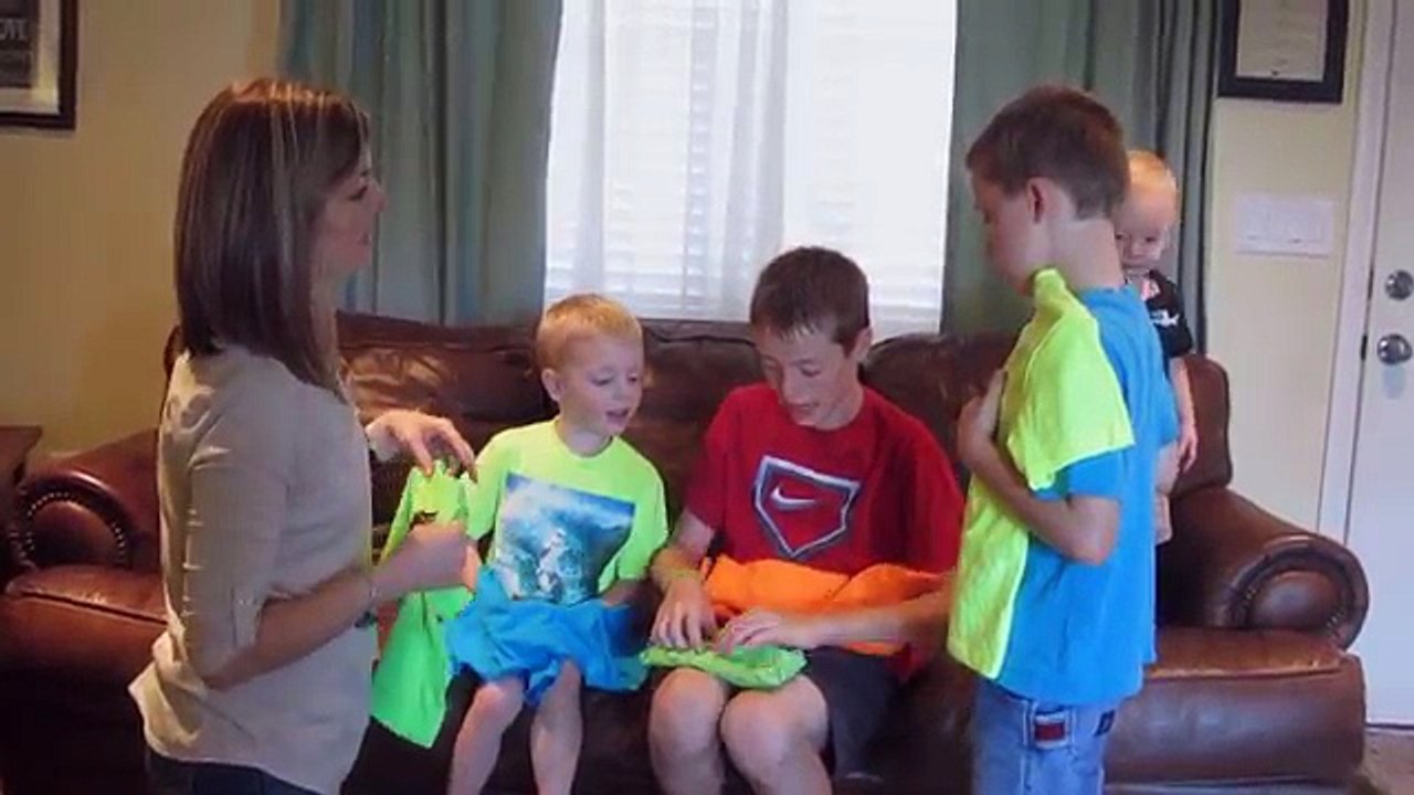 Telling our kids were having a baby!