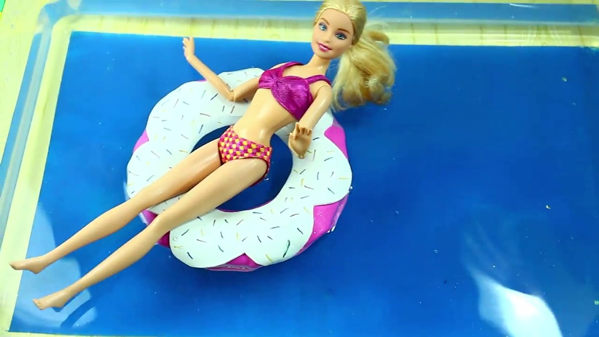 How to make a Doll Swimming Ring, Beach Donut, Floatie, Float, Lifesaver -  EASY, CHEAP AND FAST