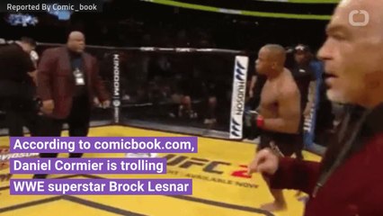 UFC Champ Daniel Cormier Mocks Brock Lesnar
