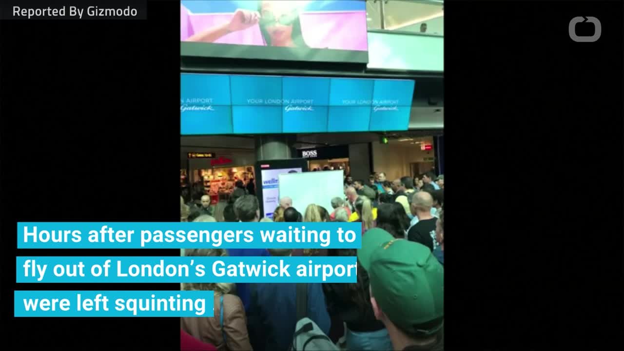 Major UK Airport Turns To Whiteboards And Markers After Flight Info Screens Crash