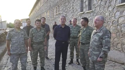 Bakan Akar ve Komuta Kademesinden Aktütün'e Bayram Ziyareti (2)