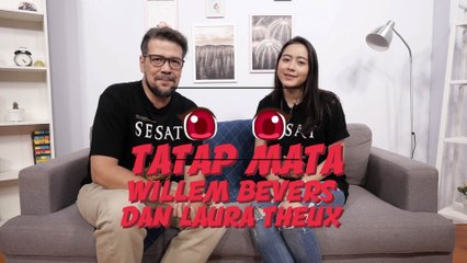 Willem Bevers dan Laura Theux Adu Tatap Mata