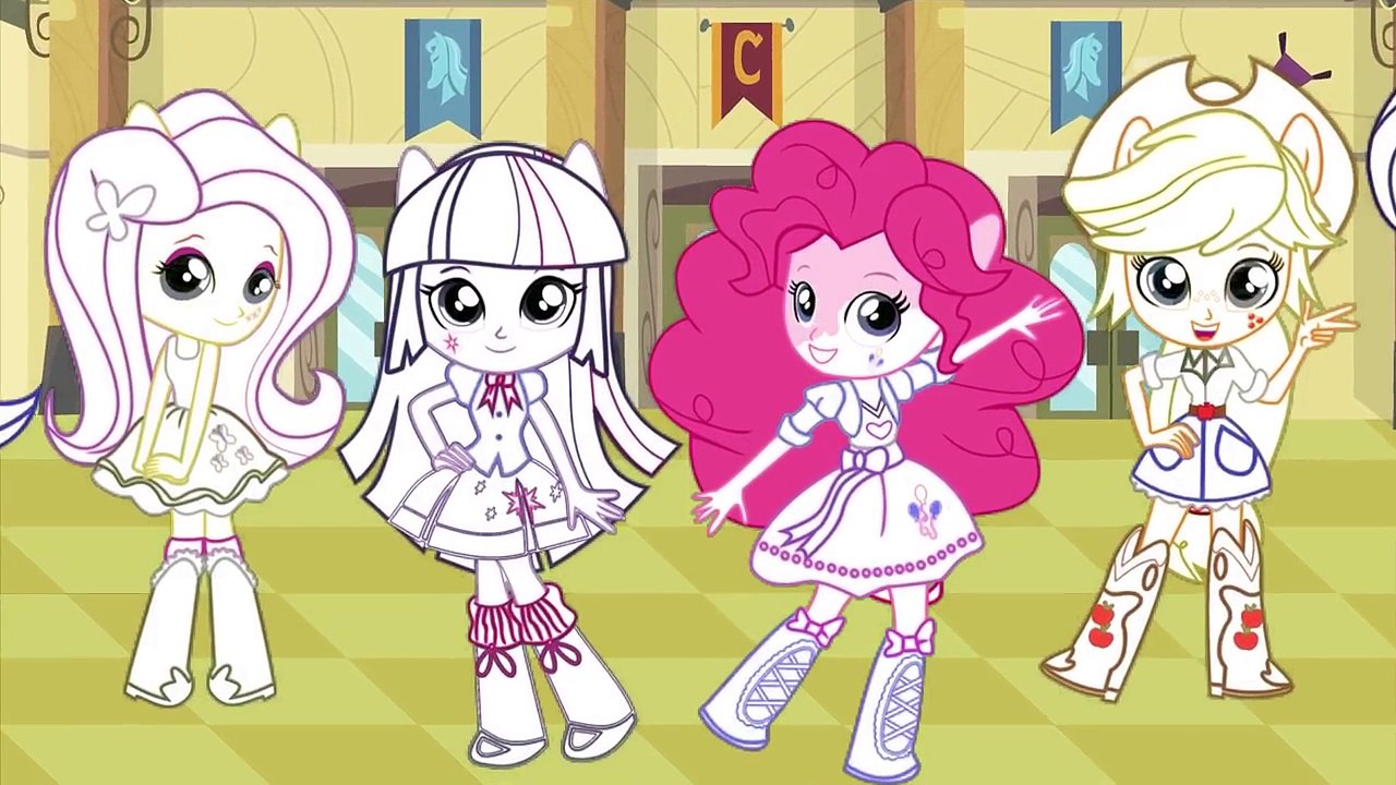 My Little Pony Coloring Book MLPEG Mini Equestria Girls Episode Apps for Kids MLP Coloring