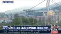 Gênes: des craquements entendus sous le pont ralentissent les opérations de déblaiement et d'évacuation des sinistrés