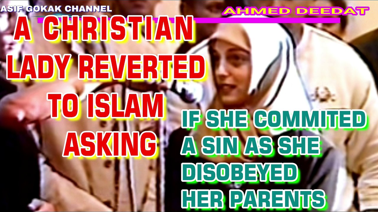 A revert Christian lady asking how to deal with her non muslim parents and if she has Sinned by disobeying them?