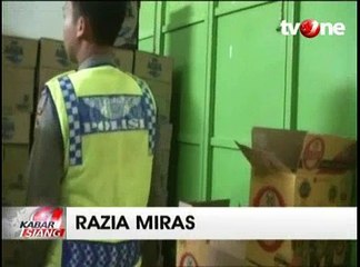Jelang Ramadhan, Polisi Razia Miras di Jalur Pantura
