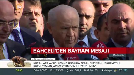 Bahçeli'den bayram mesajı