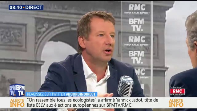 Il y a l'écologie de l'affichage et celle du courage dénonce Yannick Jadot à propos de la politique du gouvernement