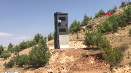 Diyarbakdiyarbakır-Mardin Karayoluna Korucular İçin 10 Tonluk Zırhlı Güvenlik Kuleleri Konuldu