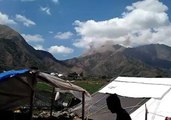 Lombok Earthquake Triggers Mountain Landslides