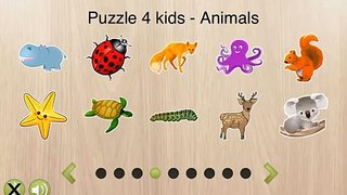 Puzzle 4 Kids Animals mobile app for toddlers and preschoolers by iAbuzz