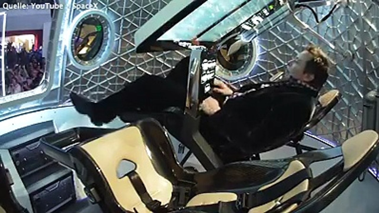 Ein Raumfahrzeug wie aus einemScience-Fiction-Film. Das US-Raumfahrtunternehmen SpaceXzeigt Einblicke in das Raumfahrzeugs Crew Dragon. Nach Ende des Spaceshutt