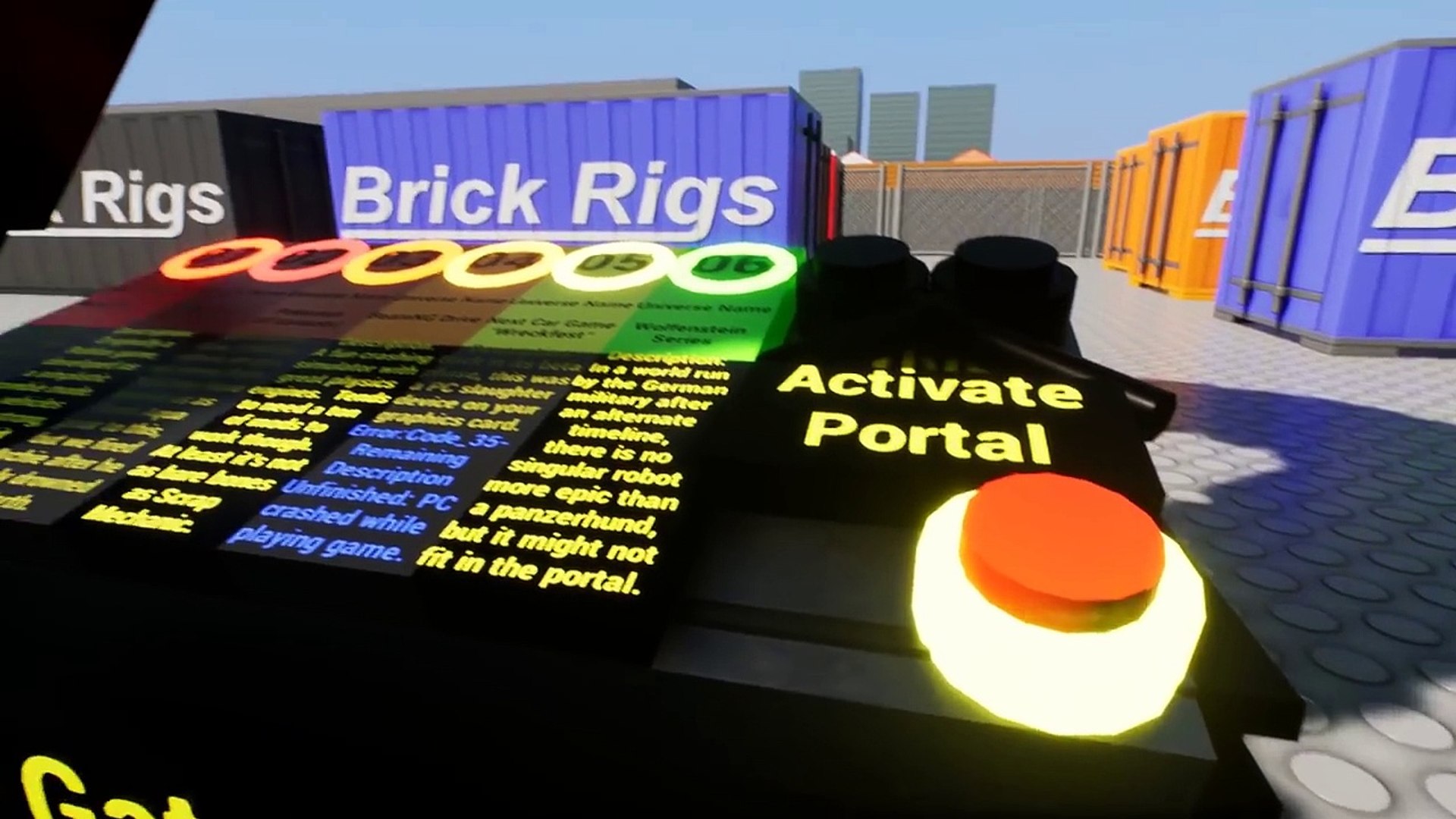 videos of brick rigs