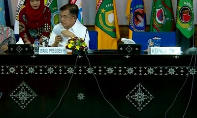 Wapres Kunjungi Korban Gempa di Lombok