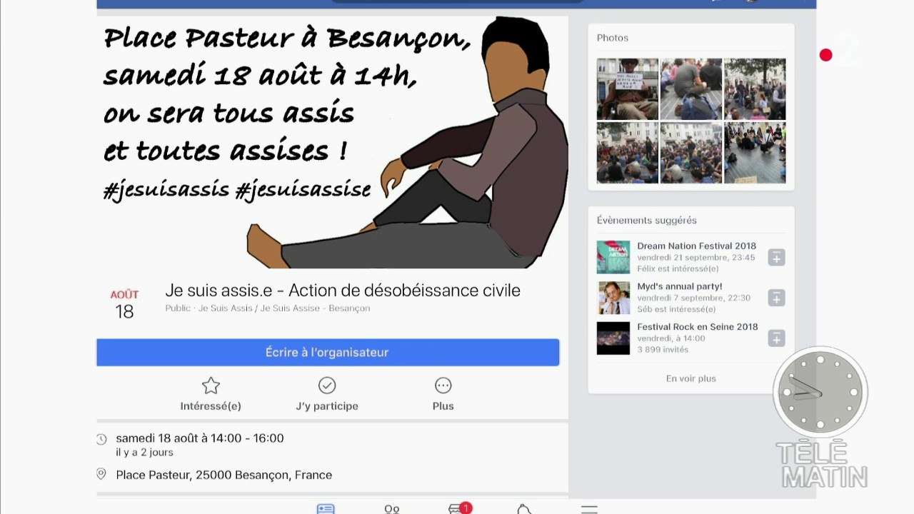 Besançon : le #jesuisassis pour protester contre l'arrêté anti-mendicité