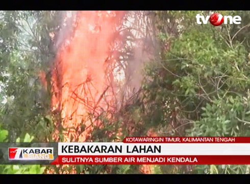 Kebakaran Lahan Gambut Sulit Padam Karena Minim Air