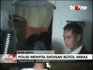 Jelang Ramadhan, Petugas Gabungan Merazia Penjual Miras dan Indekost