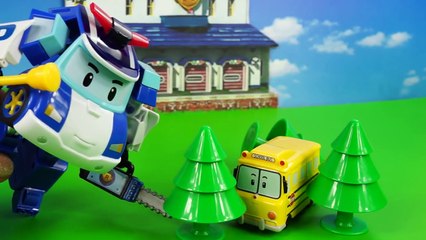 The animated film about cars Robocar Poli rescues Skulbi SHOWS on FUN Toys channel 애니메이션 영