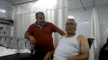 Film Sahnelerini Aratmayan Olay...keçi, 3'üncü Kattan Adamın Üzerine Düştü