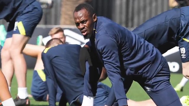 Les premières images d’Usain Bolt à l’entraînement en Australie