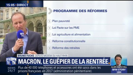 "Nous allons continuer un rythme très élevé de réformes"; assure le député Mpdem Bruno Fuchs