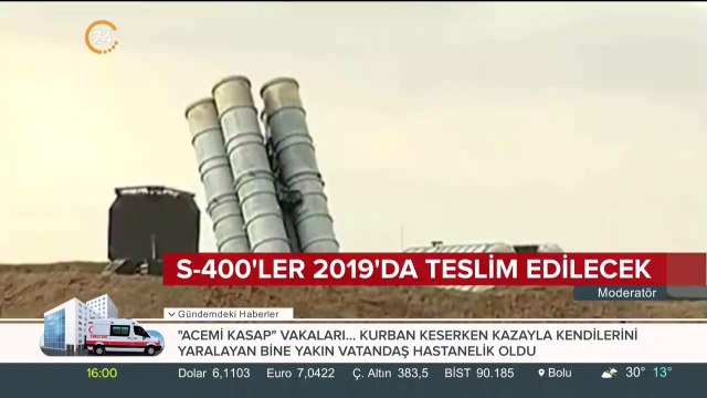 S400'ler 2019'da teslim edilecek