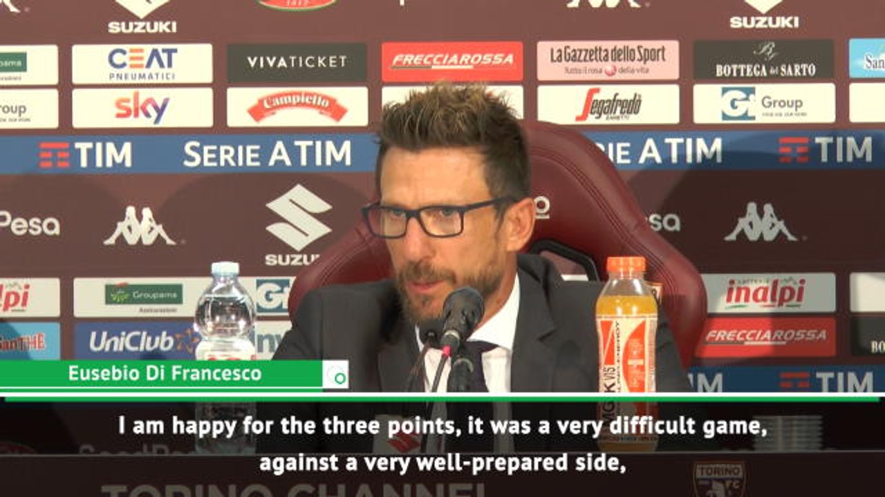 Di Francesco pleased with tough Torino victory