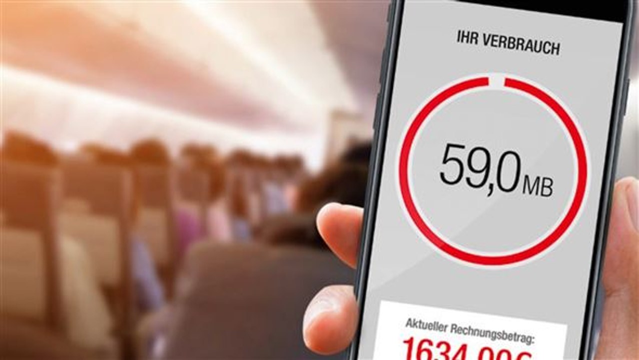 Internet im Flugzeug: Achtung vor zu hohen Kosten