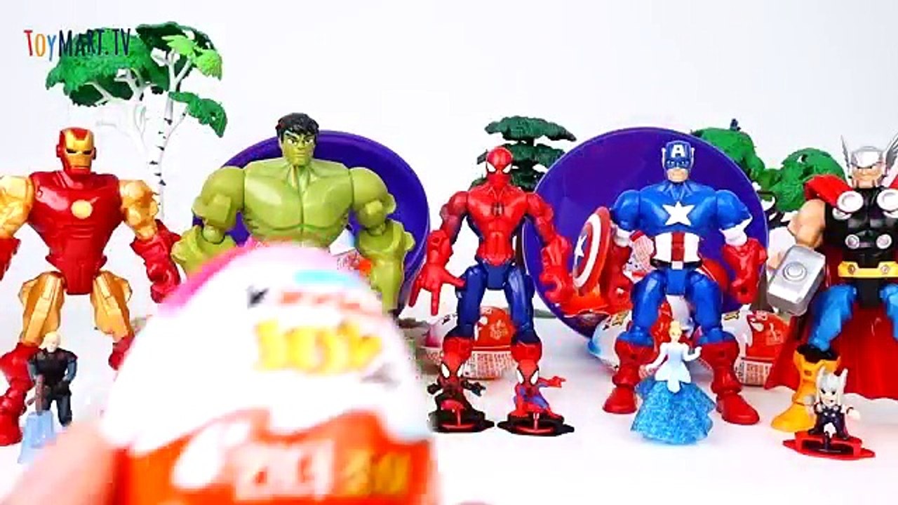 kinder surprise eggs marvel avengers