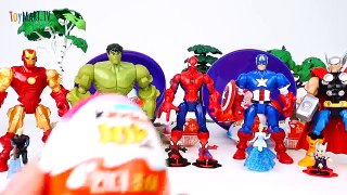 Lets Open Kinder Joy Surprise Eggs With Avengers~! Marvel Avengers & Disney Toys Inside