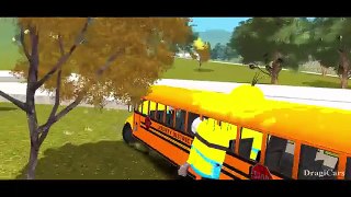 Nursery Rhymes Wheels On The Bus Go Round And Round with MINIONS 3D Animation (Kids Songs)