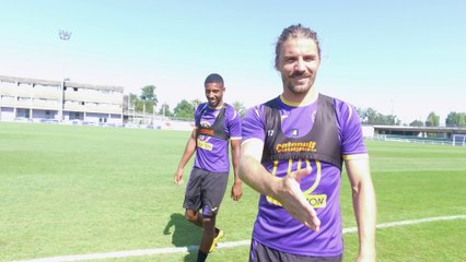 Les Violets de retour à l'entraînement