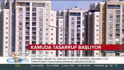 Kamuda tasarruf başlıyor