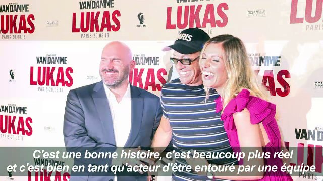 Jean-Claude Van Damme présente son dernier film Lukas à Paris