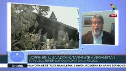 Jofré: EEUU invadió Afganistán para sostener su hegemonía en la región