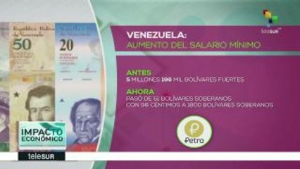 Venezuela sustituye la relación Bs.F-Dólar por Bs.S-Petro