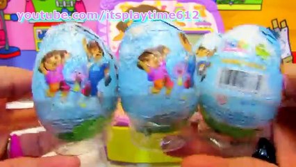 Dora The Explorer & Go Diego Go Surprise Eggs itsplaytime612
