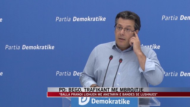 PD: Balla pranoi lidhjen me anëtarin e bandës së Lushnjës - News, Lajme - Vizion Plus