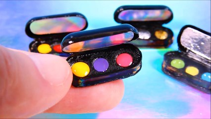 DIY Miniature Makeup ~ Eyeshadows